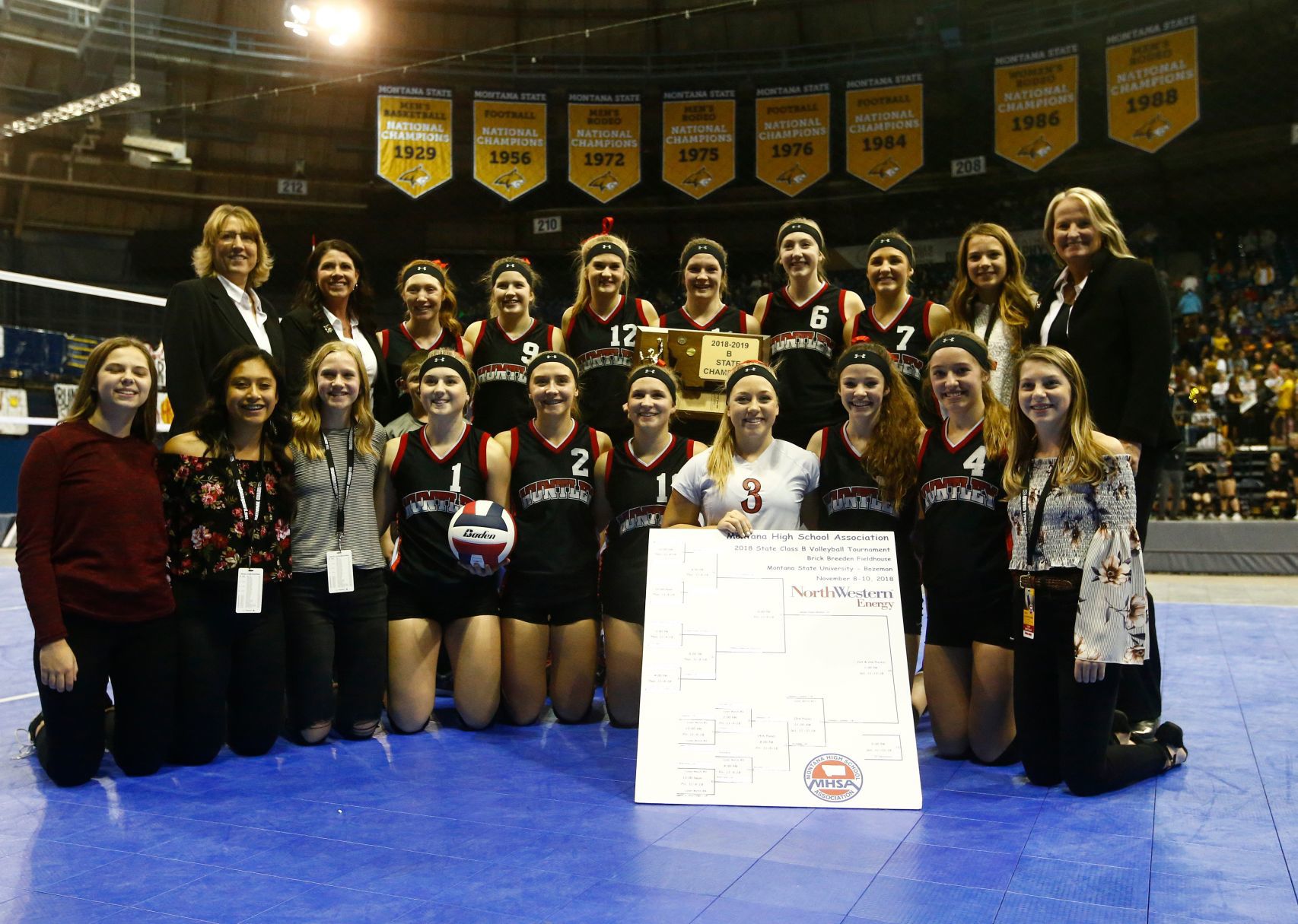 B Volleyball - Huntley Project Red Devils